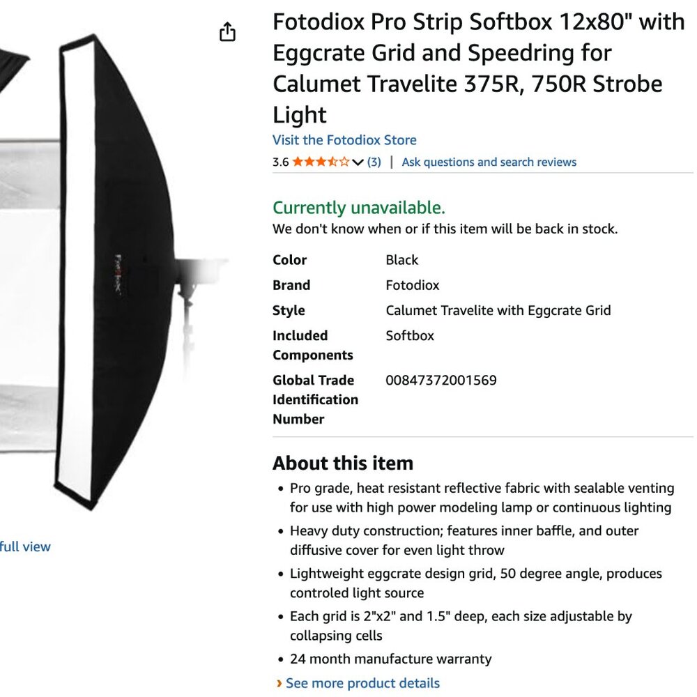 12x80 Softboxs (pair)